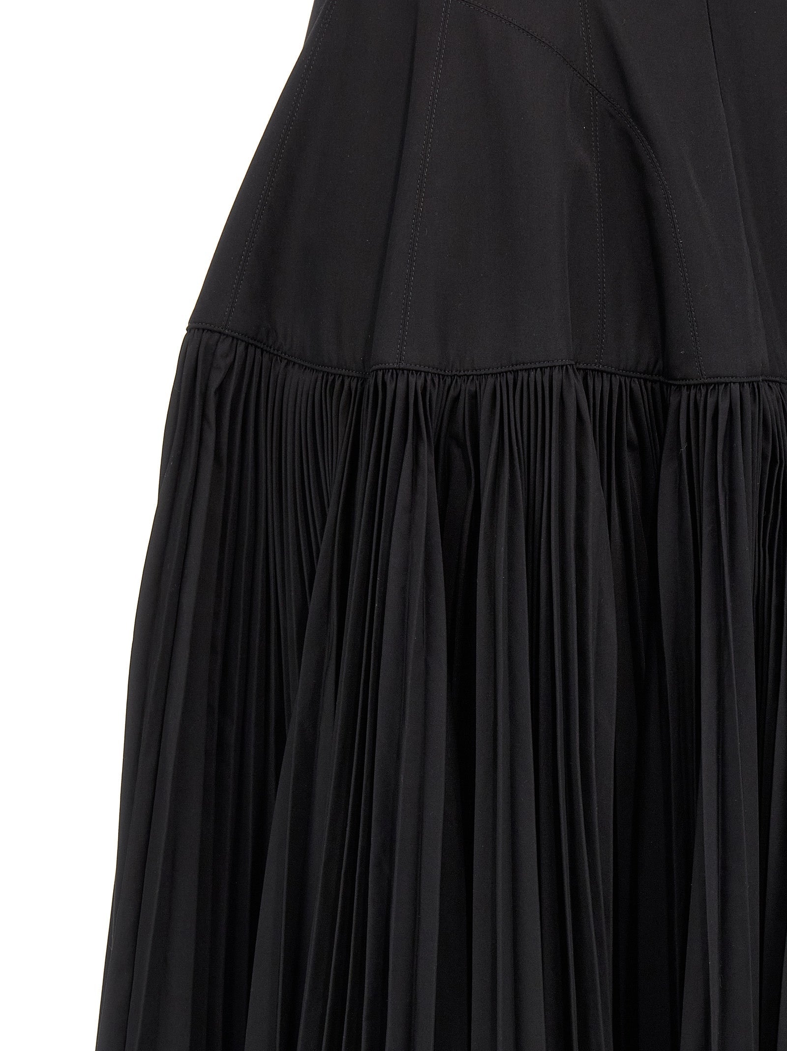 Giovanni Bedin Long Pleated Dress