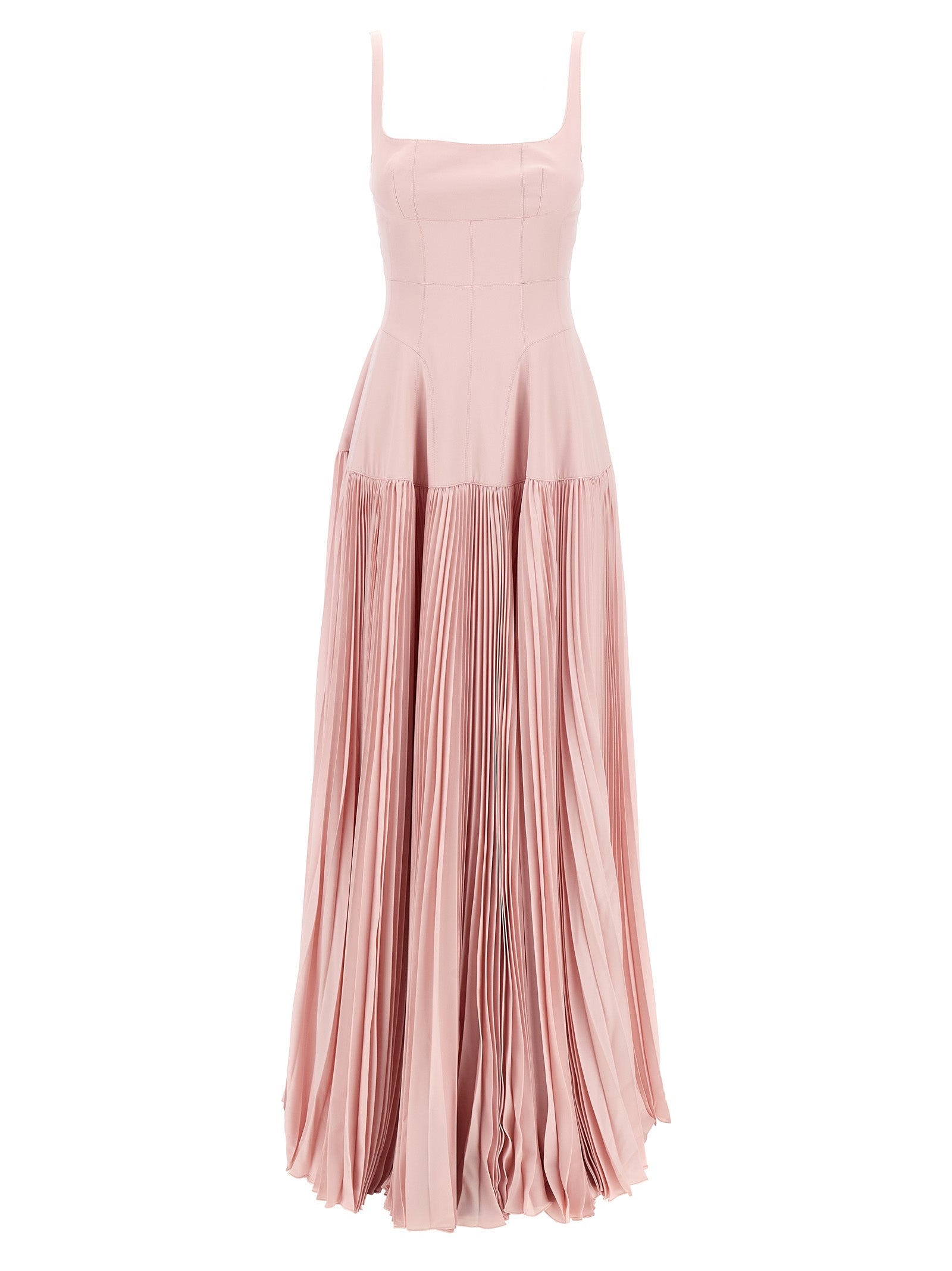 Giovanni Bedin Long Pleated Dress