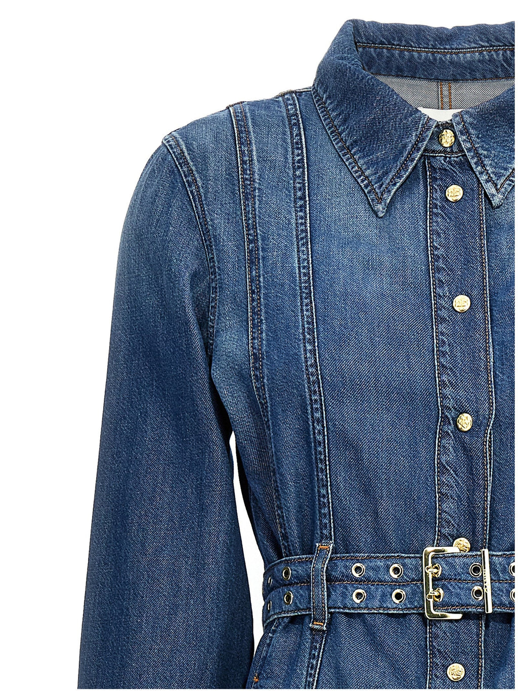 Ganni Maxi Denim Dress