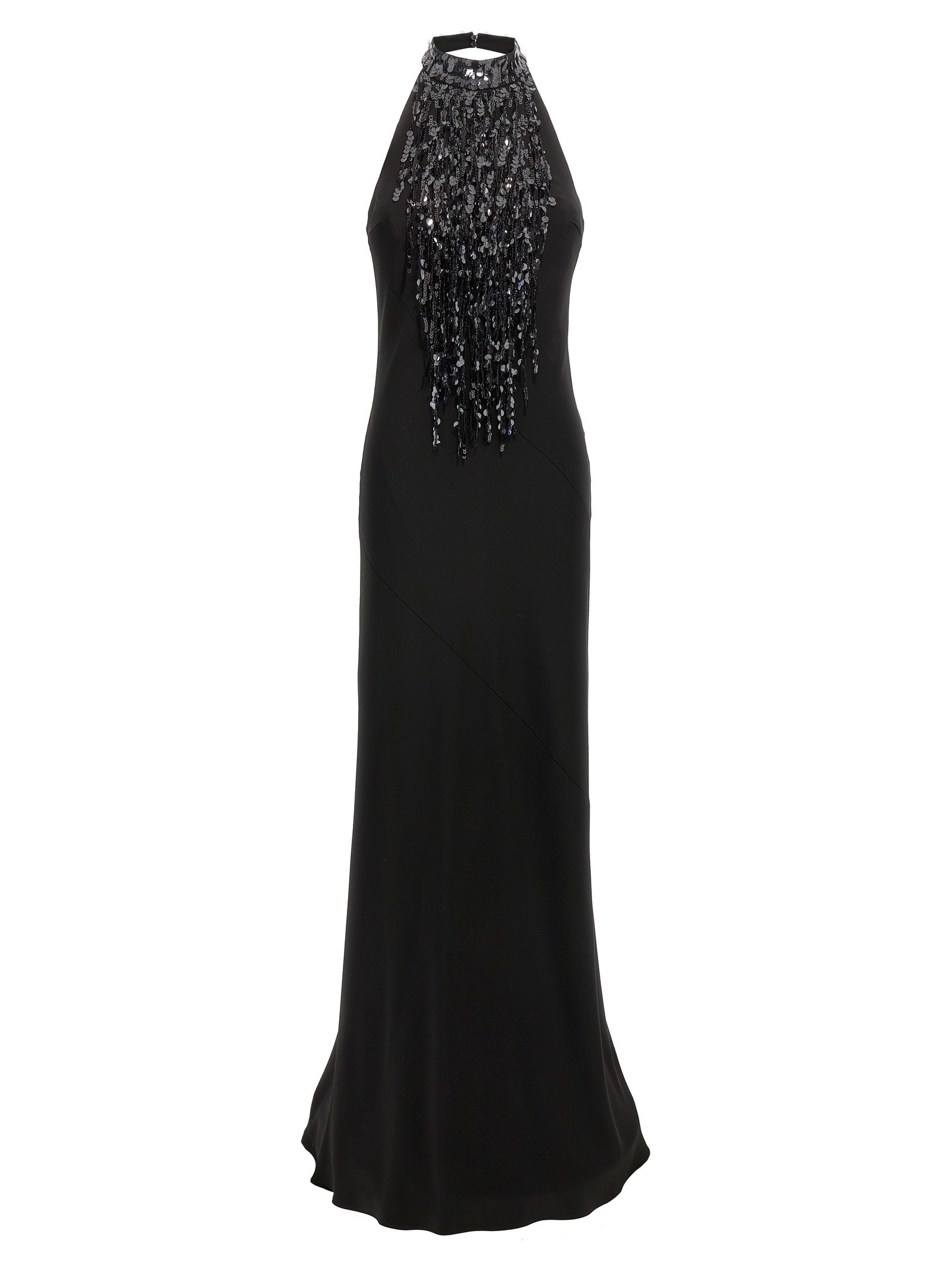 Brunello Cucinelli 'Glistening Waterfall Embroidery' Dress