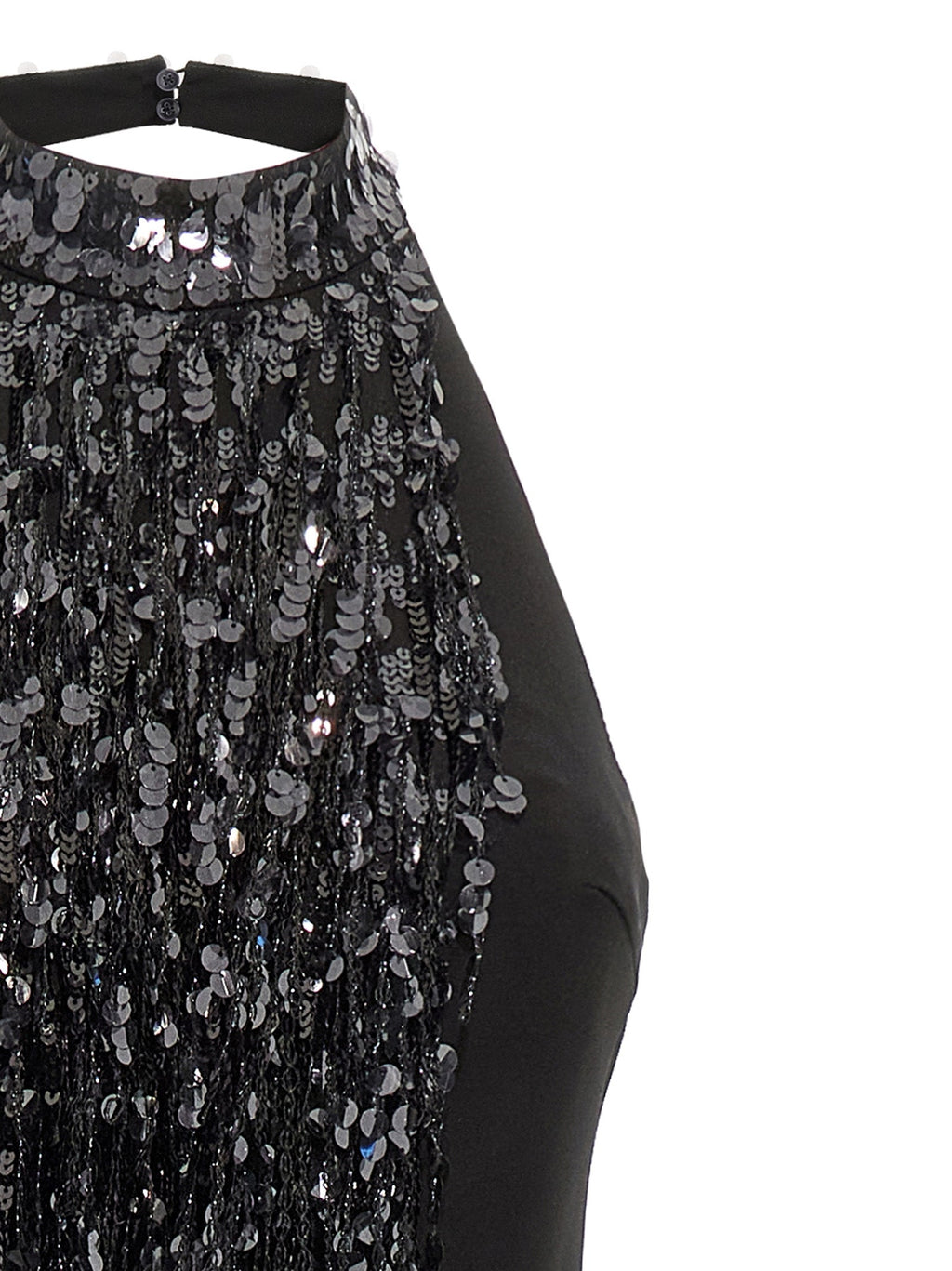 Brunello Cucinelli 'Glistening Waterfall Embroidery' Dress