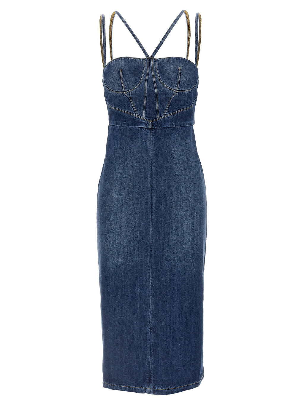 Nensi Dojaka Denim Dress