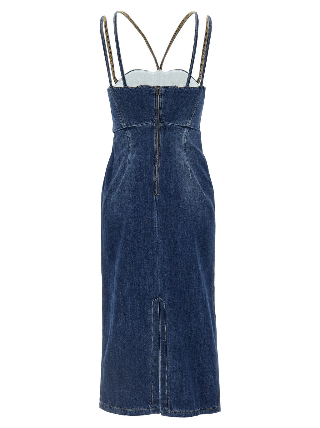 Nensi Dojaka Denim Dress