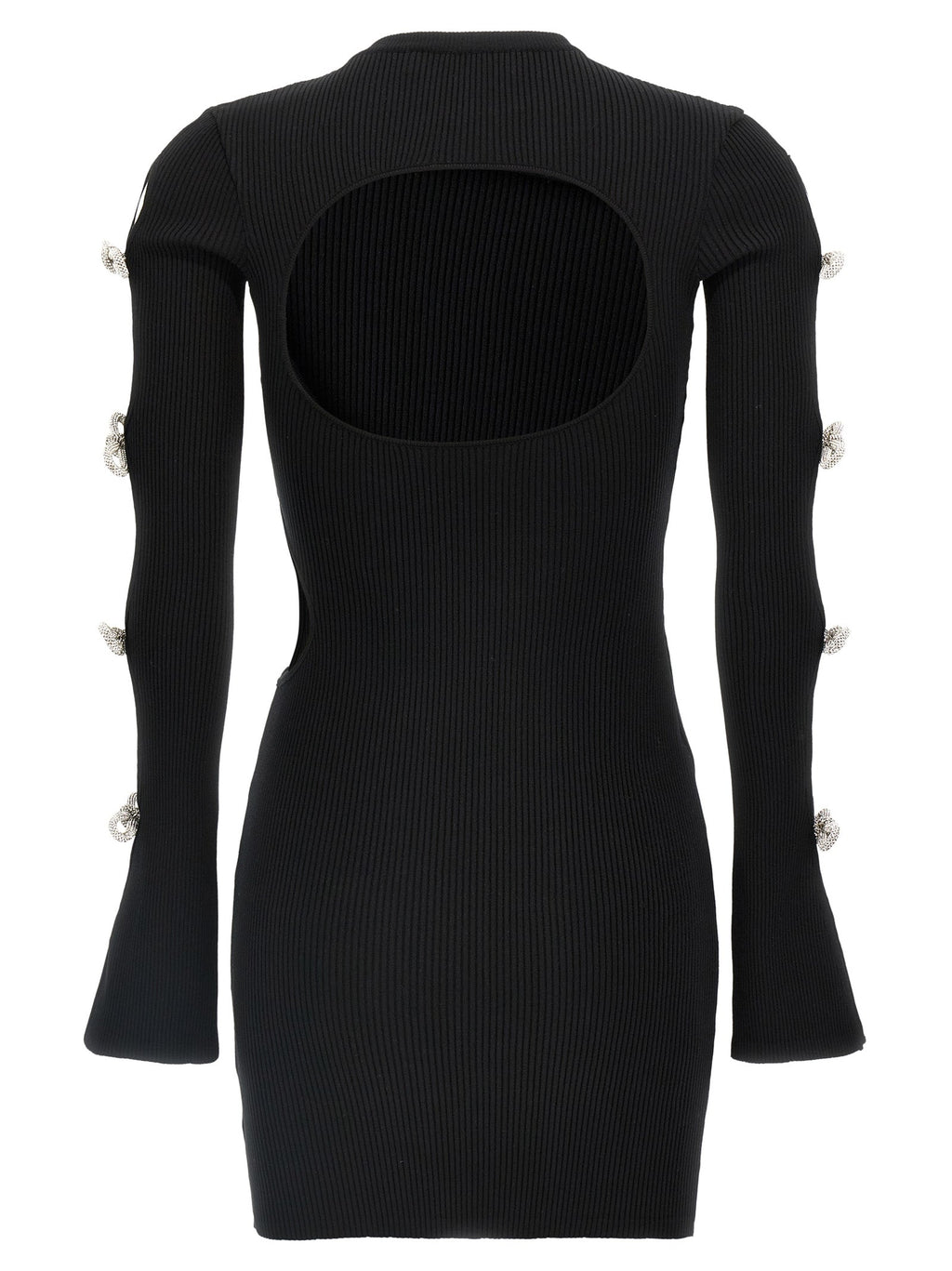 Mach & Mach 'Cut-Out Crystal Bow' Dress