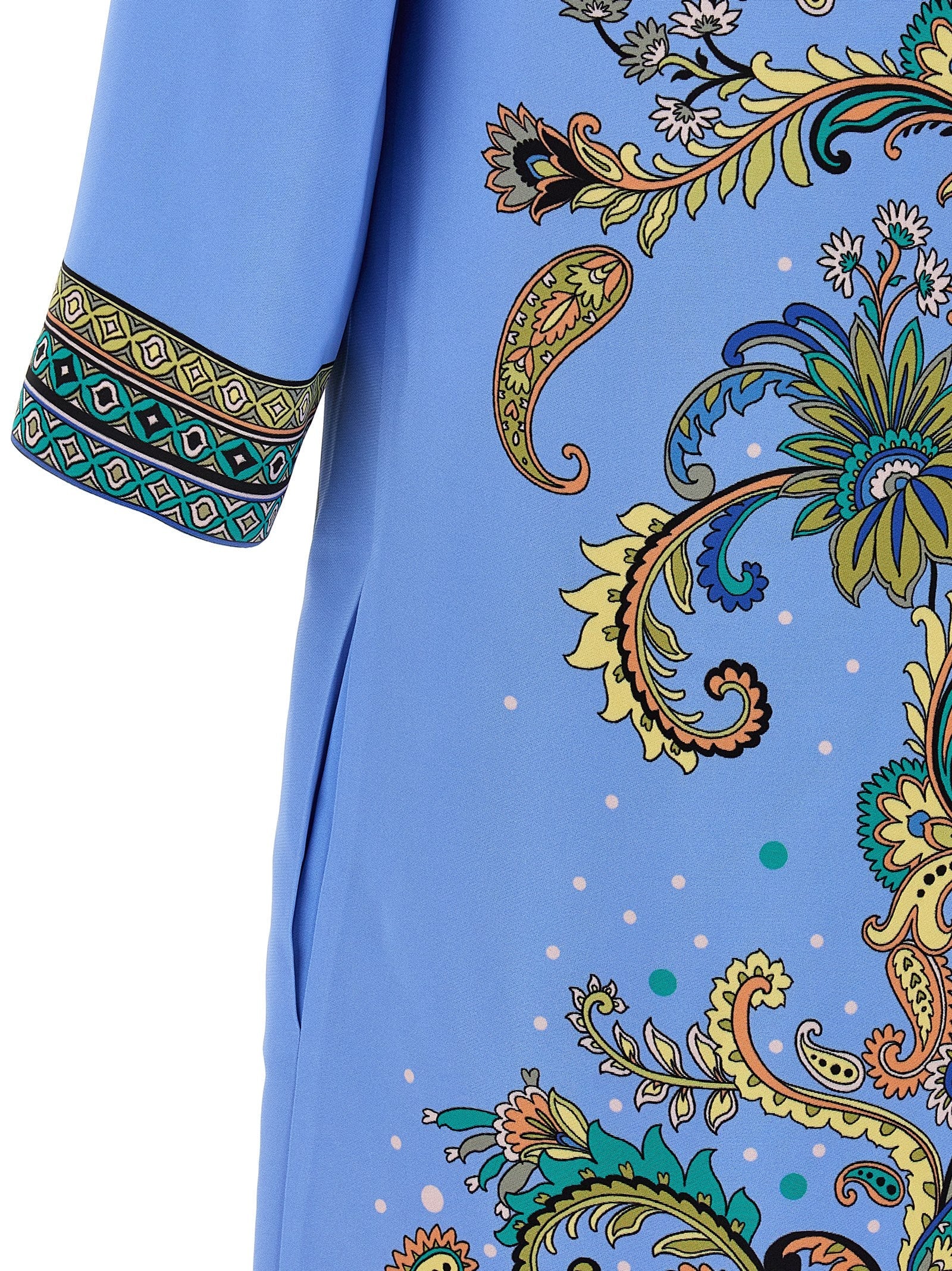 Etro Floral Paisley Print Dress