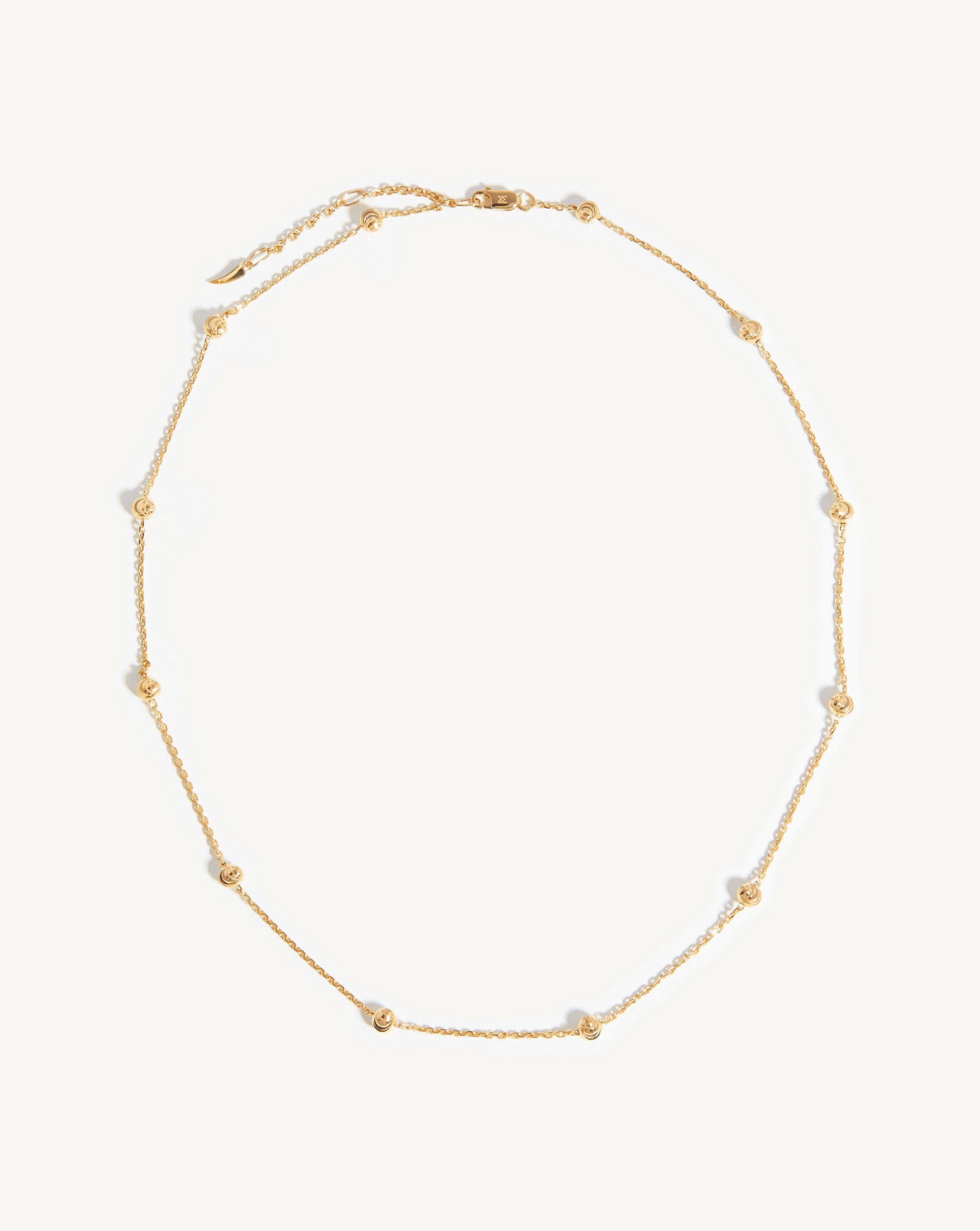 Fine Bobble Chain Necklace